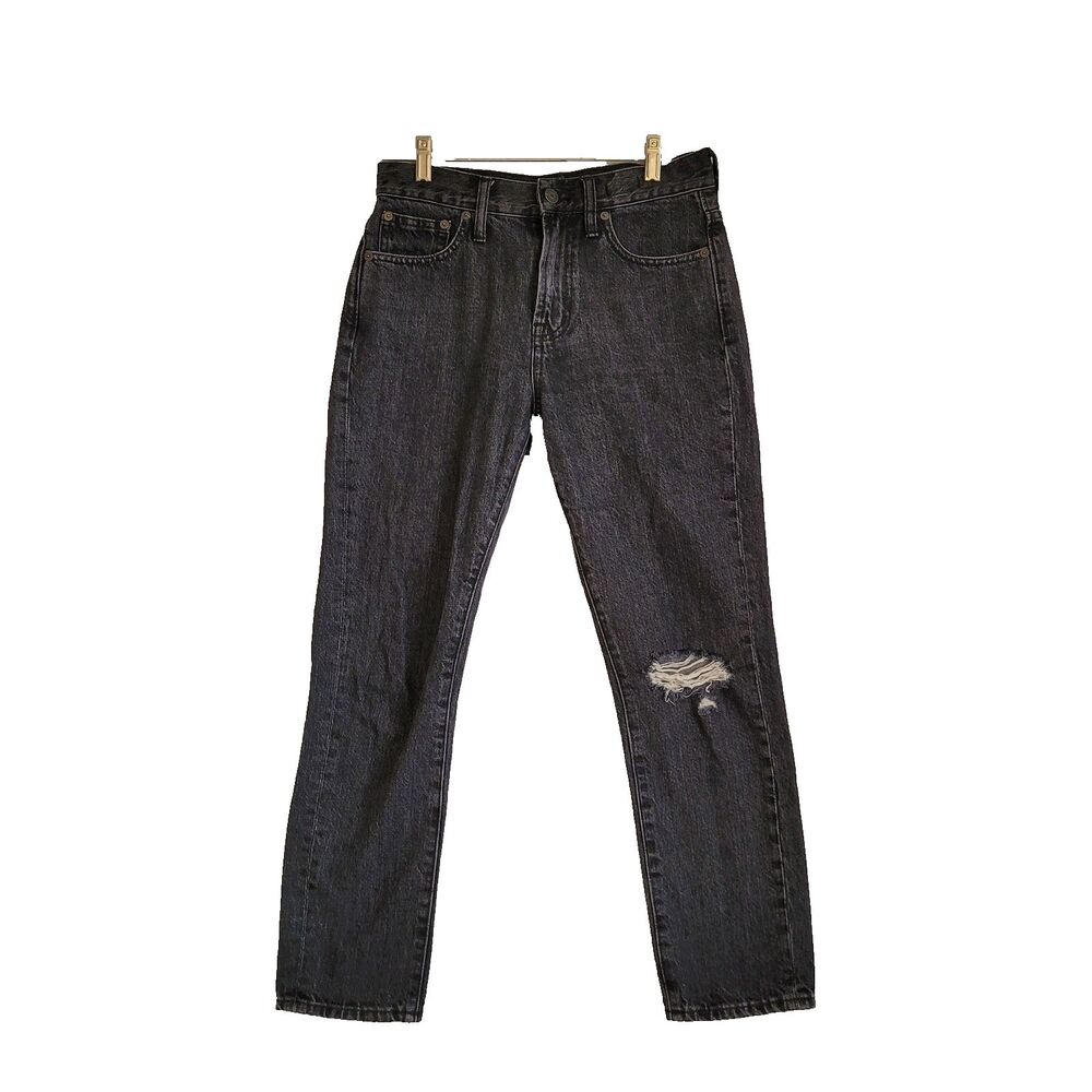Madewell the perfect vintage jeans Capri size 25 30X25 black womens
